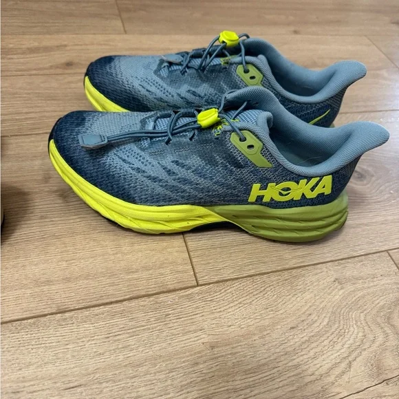 Hoka Athletic Shoes - Blue and Yellow - Picture 1 of 1